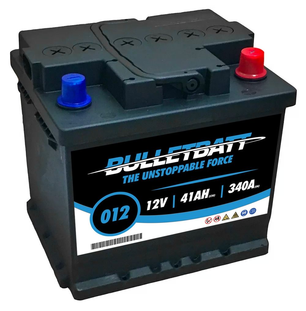BULLETBATT CAR BATTERY 40Ah 340A TYPE: 012
