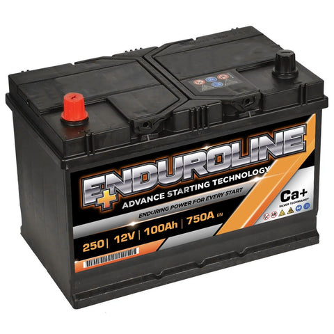 ENDUROLINE CAR BATTERY 100Ah 750A TYPE: 250