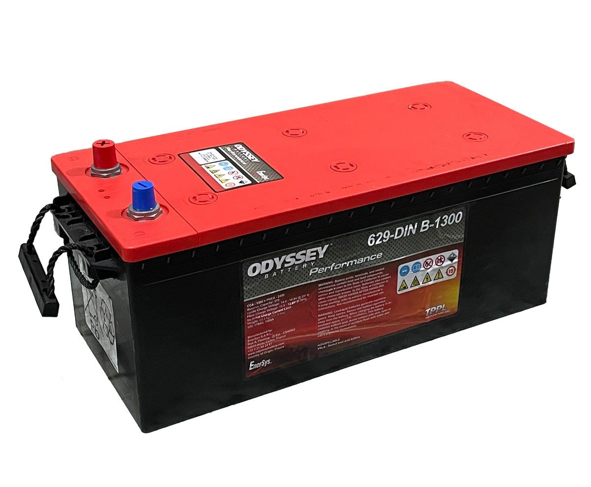 ODYSSEY 629-DIN B-1300 TPPL KOMERCYJNY AKUMULATOR 12V 1300A (ODP-AGMDINC)