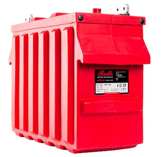 ROLLS 6 CS 25P SERIES 5000 6 VOLT BATTERY
