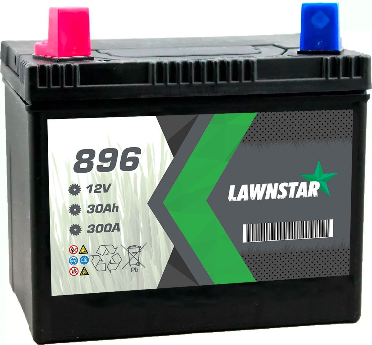 LAWNSTAR LAWNMOWER BATTERY 12V 896