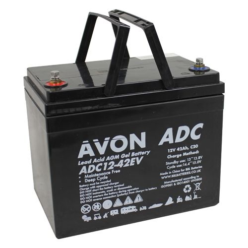 AVON ADC12-42EV AKUMULATOR ŻELOWY AGM GŁĘBOKIEGO ROZŁADOWANIA 42AH