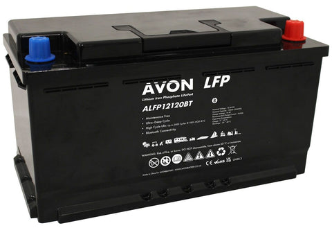 AVON ALFP12120BT LFP BLUETOOTH BATERIA LITOWA GŁĘBOKIEGO ROZŁADOWANIA 12 V 120 AH
