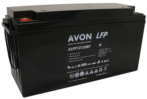 AVON ALFP12150BT LFP BLUETOOTH BATERIA LITOWA GŁĘBOKIEGO ROZŁADOWANIA 12 V 150 AH
