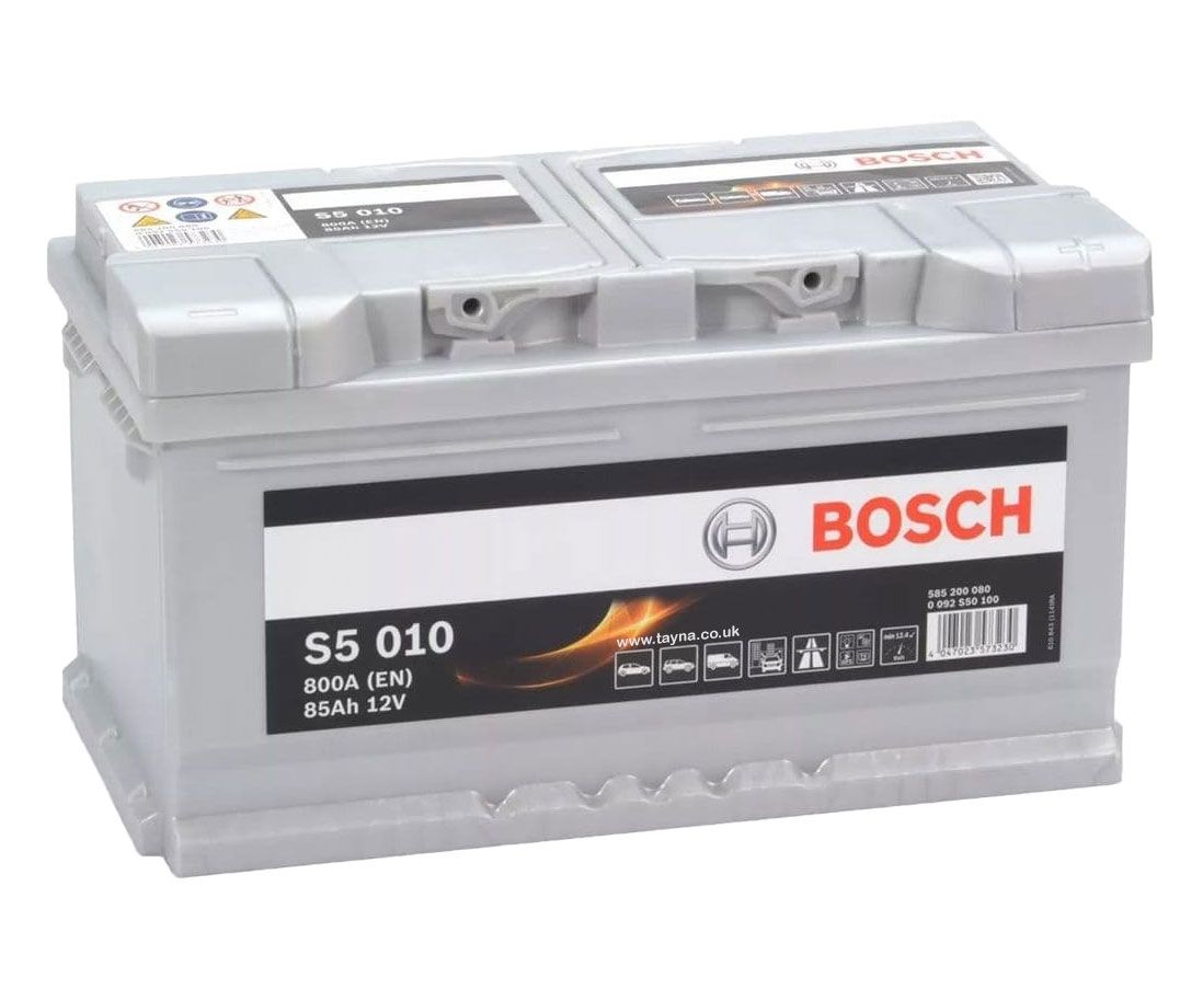 BOSCH S5010 CAR BATTERY 85Ah 800A TYPE: 110