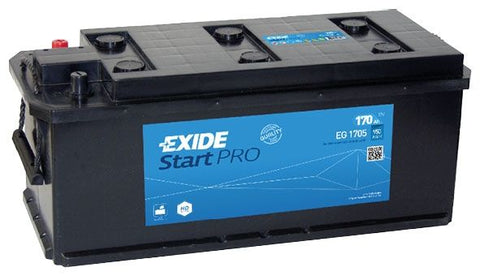 EXIDE W620SE START PRO CIĘŻKI KOMERCYJNY PROFESJONALNY AKUMULATOR 12V 170AH EG1705