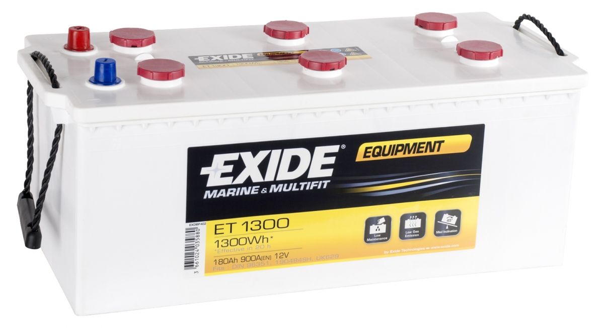 AKUMULATOR DO SPRZĘTU MORSKIEGO EXIDE ET1300 MULTIFIT
