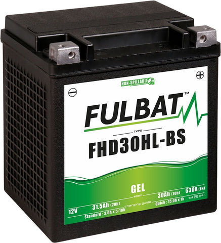 FULBAT FHD30HL-BS ŻELOWY AKUMULATOR MOTOCYKLOWY FITHD YHD30HL-BS
