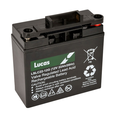 LUCAS 22AH GOLF BATTERY LSLC22-12G