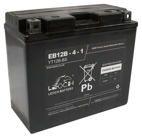 LEOCH YT12B-4 POWERSTART AGM MOTORCYCLE BATTERY