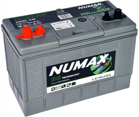 NUMAX DC31MF LEISURE BATTERY 12V 105AH