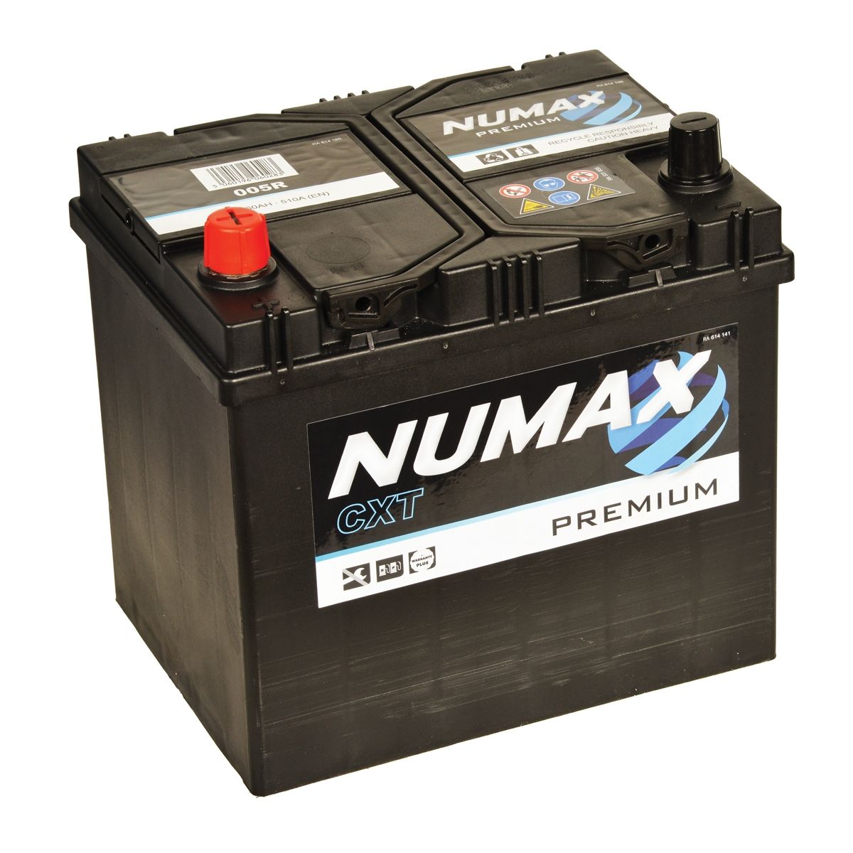 NUMAX 005R CAR BATTERY 60Ah 510A TYPE: 005R