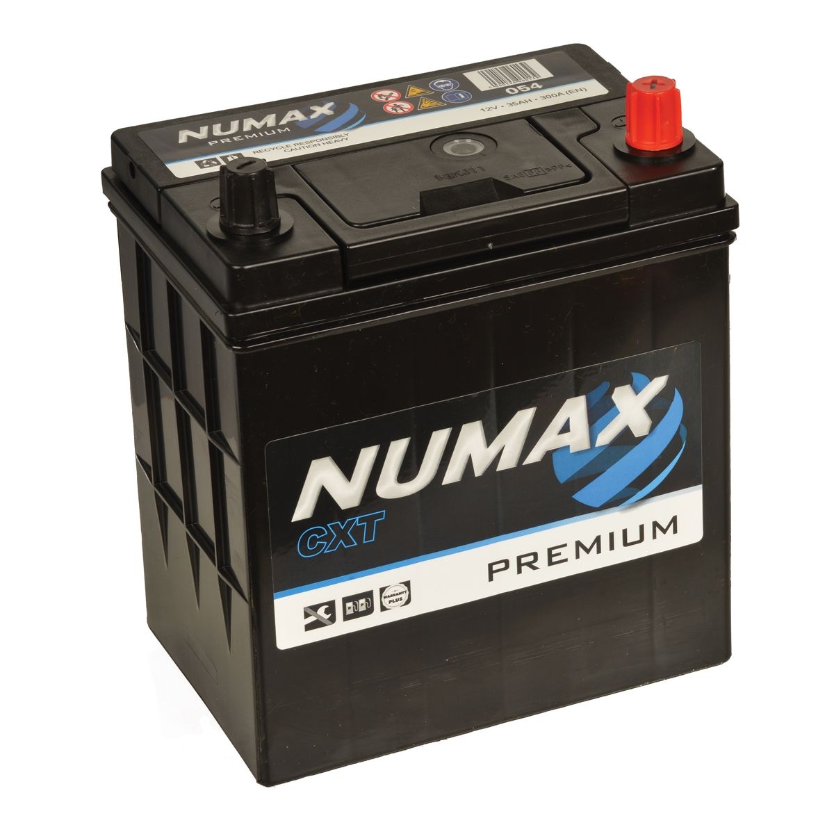 NUMAX 054 PREMIUM CAR BATTERY 35Ah 300A TYPE: 054