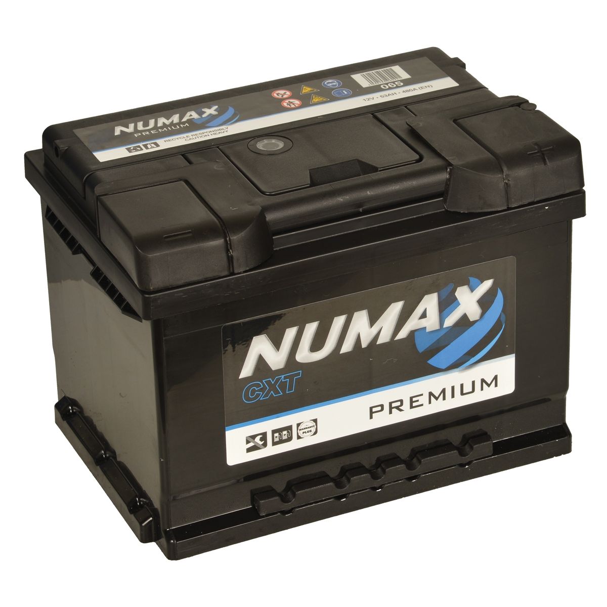 NUMAX 065 PREMIUM CAR BATTERY 53Ah 480A TYPE: 065