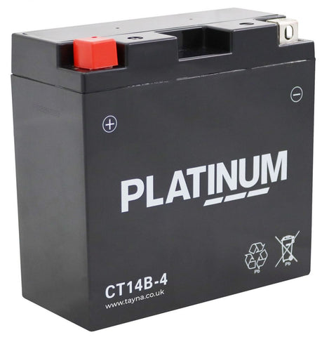 PLATINUM CT14B-4 AGM MOTORCYCLE BATTERY