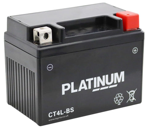 PLATINUM CT4L-BS AGM MOTORCYCLE BATTERY