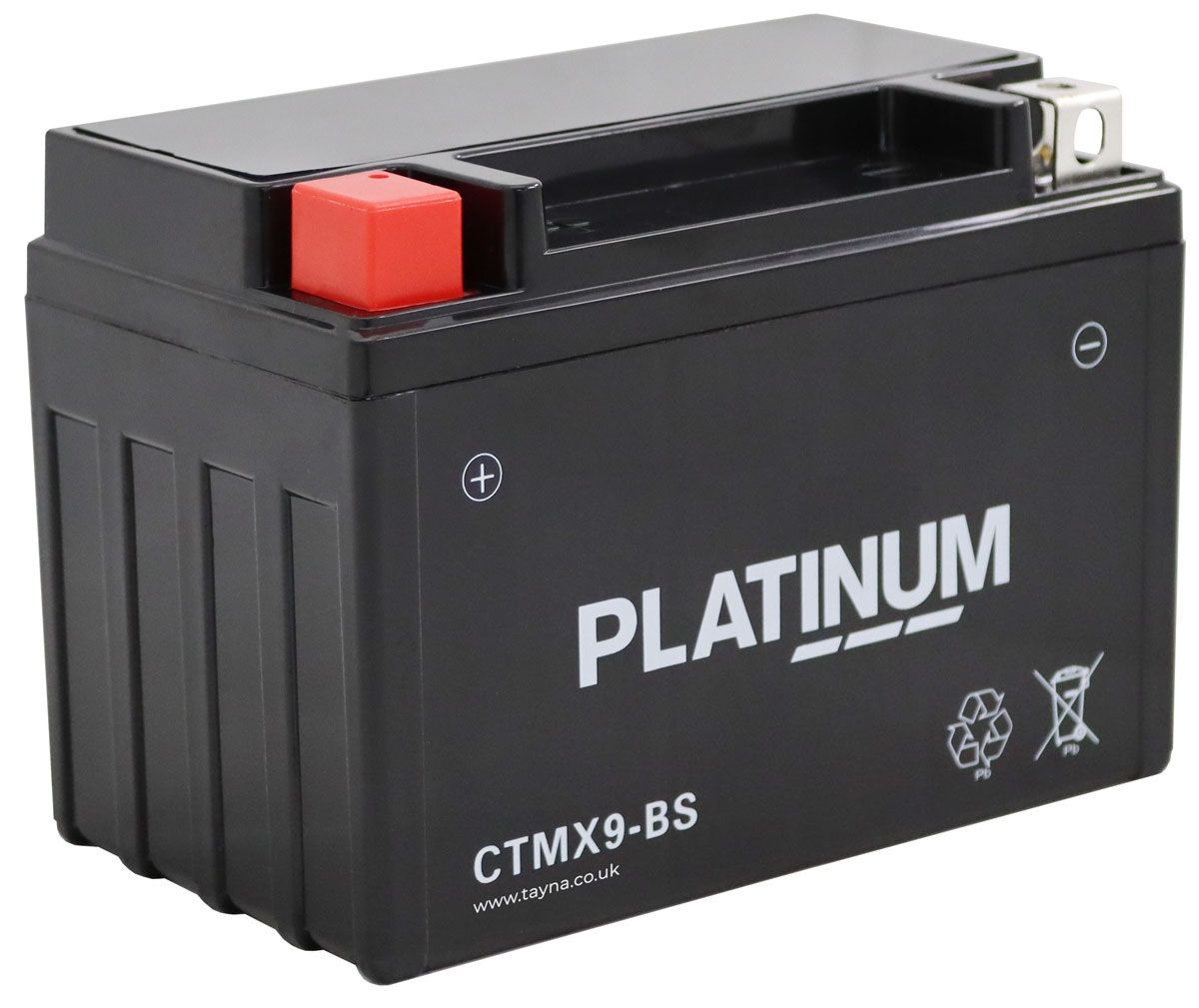PLATINUM CTMX9-BS AGM MOTORCYCLE BATTERY
