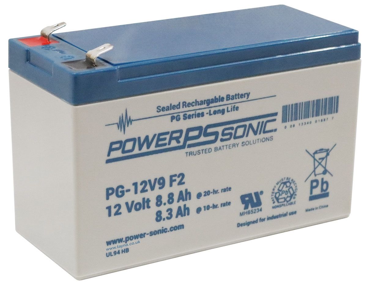 POWER SONIC PG-12V9 VRLA BATTERY 8.5AH