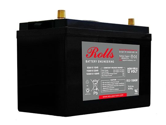 ROLLS R12-110AGM SERIA 2 12 V AKUMULATOR GŁĘBOKIEGO CYKLU
