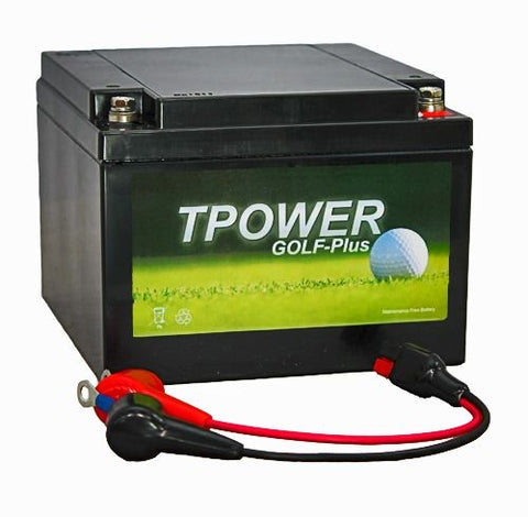 TPOWER TP26-12 GOLF TROLLEY BATTERY WITH TORBERRY LEAD