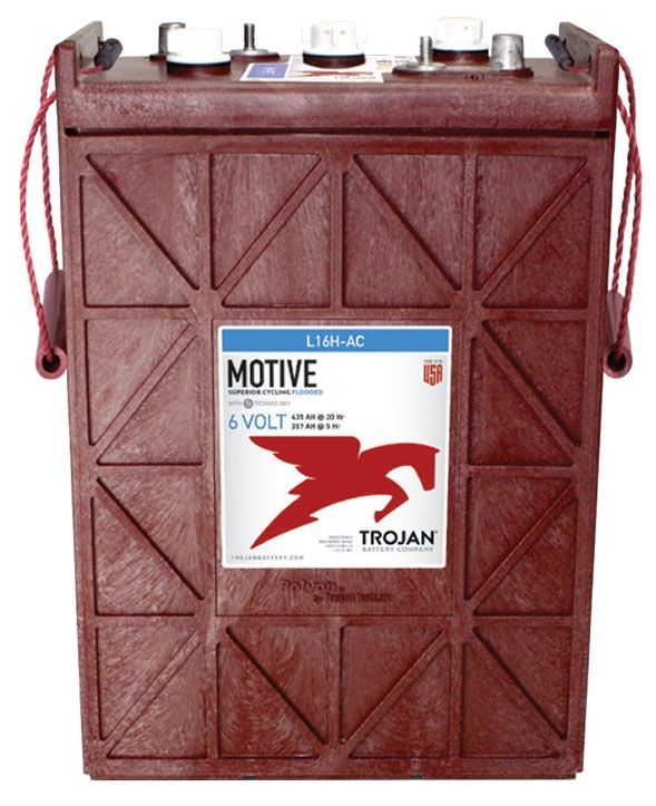 TROJAN L16H BATTERY DEEP CYCLE 6V 435AH L16H-AC