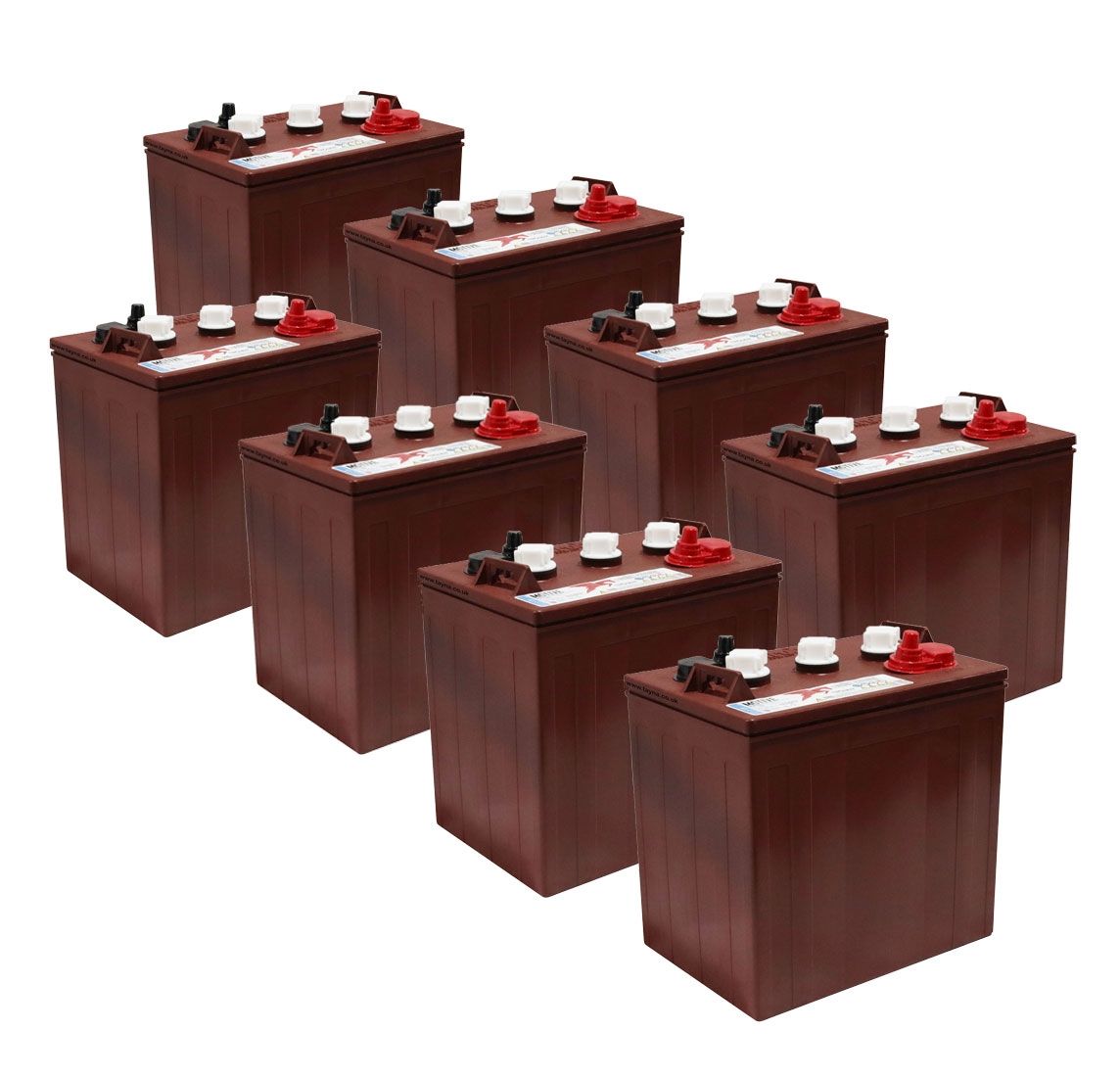 8 X TROJAN T-125 BATTERY DEEP CYCLE (T125)