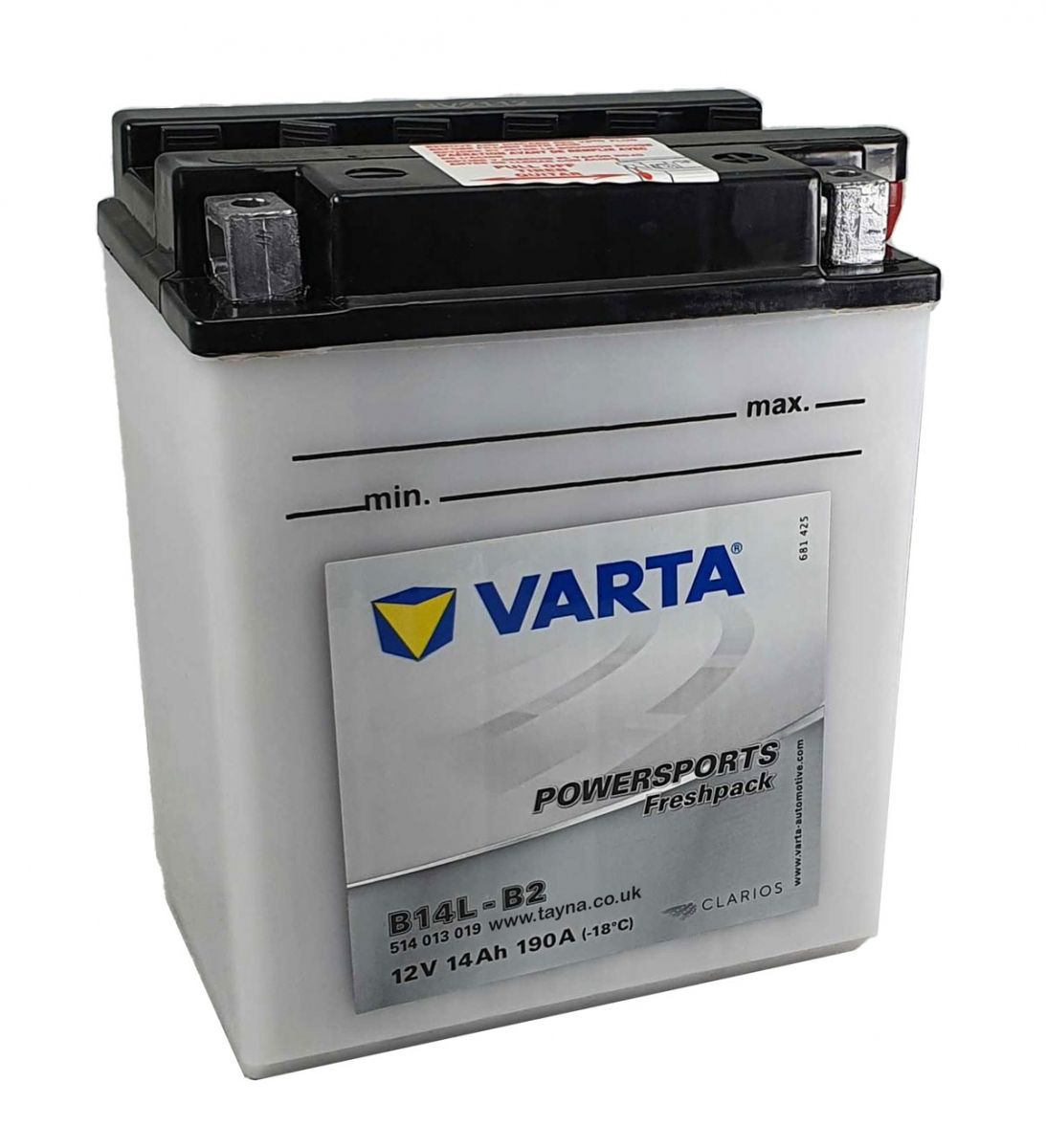 VARTA YB14L-B2 POWERSPORTS FRESHPACK AKUMULATOR MOTOCYKLOWY 514 013 014