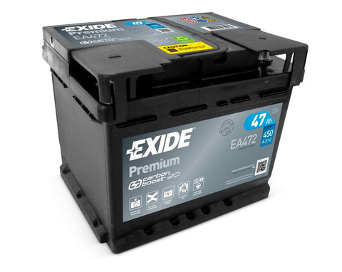AKUMULATOR SAMOCHODOWY EXIDE EA472 PREMIUM 47Ah 450A TYP: 063