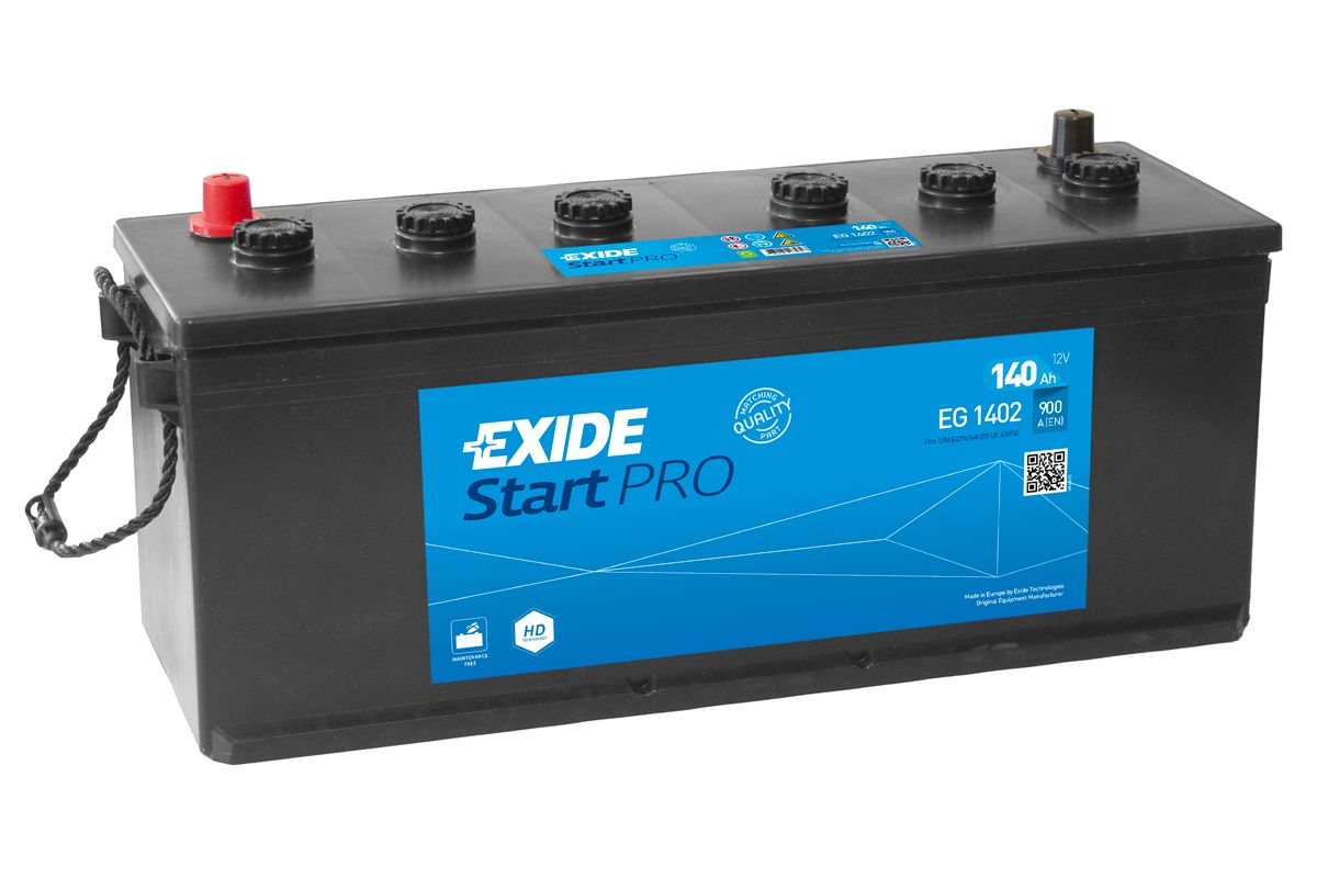 EXIDE W638SE START PRO CIĘŻKI KOMERCYJNY PROFESJONALNY AKUMULATOR 12V 140AH EG1402