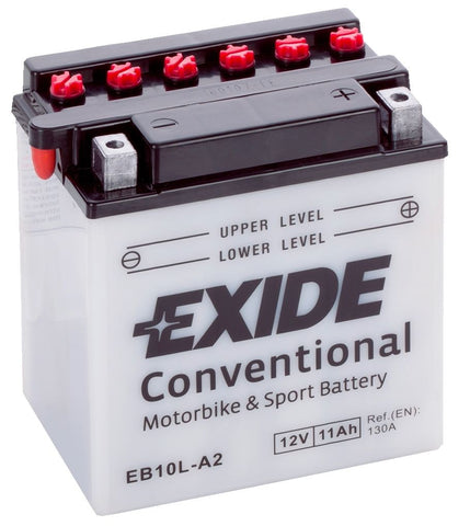EXIDE EB10L-A2 12V CONVENTIONAL MOTORCYCLE BATTERY