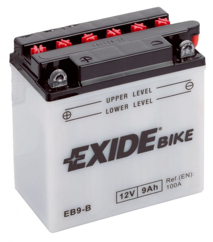 EXIDE EB9-B 12V CONVENTIONAL MOTORCYCLE BATTERY