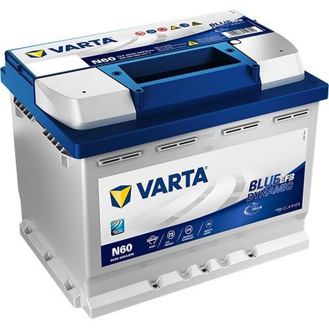 VARTA N60 VARTA BLUE CAR BATTERY 60Ah 640A TYPE: 027
