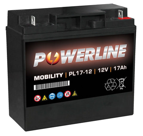 POWERLINE 6FM-17 MOBILNY AKUMULATOR 12V 17AH