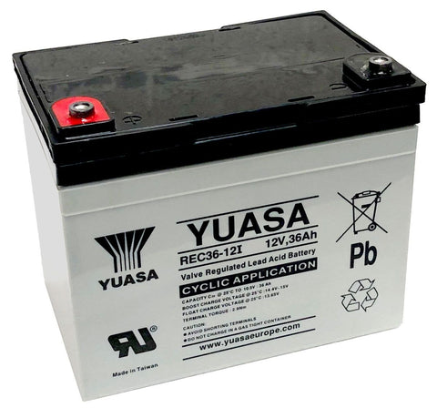 YUASA REC36-12 REC-VRLA CYCLIC DEEP CYCLE BATTERY 12V 36AH (YC33-12 / Y33-12 / YPC33-12)