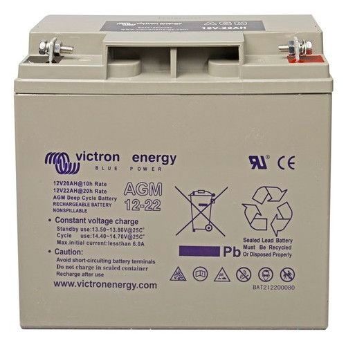 VICTRON ENERGY BAT212200084 AGM DEEP CYCLE BATTERY 12V 22AH