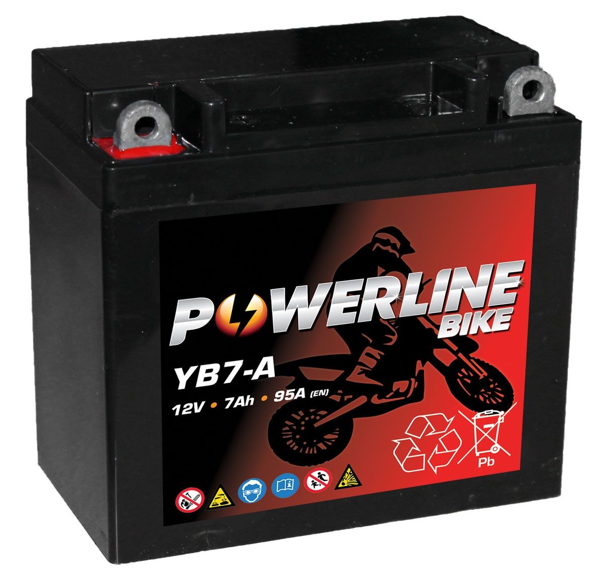POWERLINE YB7-A AGM AKUMULATOR MOTOCYKLOWY 12V 7AH YB7A
