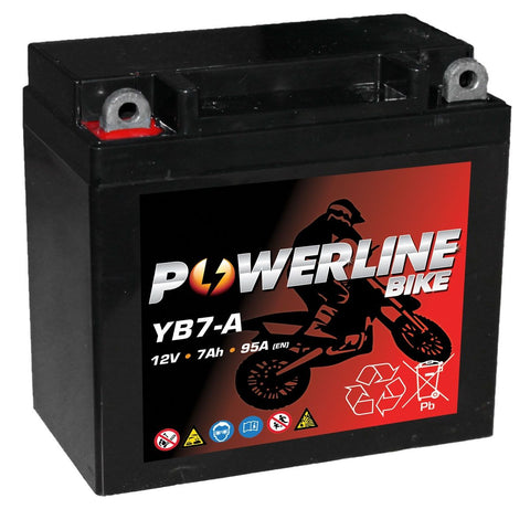 POWERLINE YB7-A AGM AKUMULATOR MOTOCYKLOWY 12V 7AH YB7A
