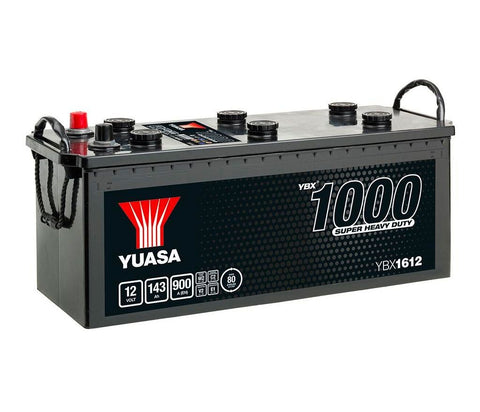 YUASA 627SHD YBX1 SHD CARGO SUPER CIĘŻKI AKUMULATOR 12V 143AH YBX1612