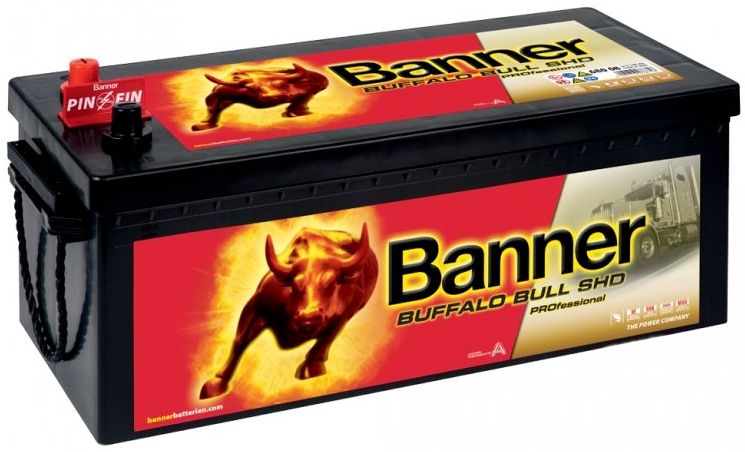 BANER BUFFALO BULL SHD PROFESJONALNY KOMERCYJNY AKUMULATOR 68008 12V 180AH TYP 629SHD PRO