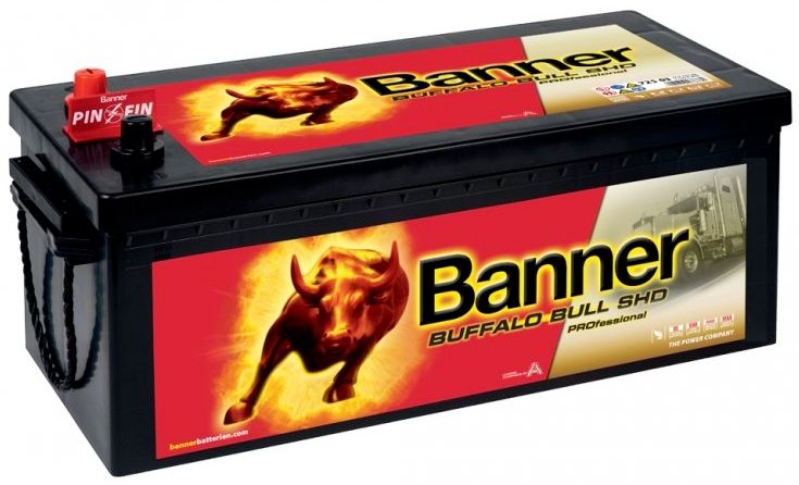 BANER BUFFALO BULL SHD PROFESJONALNY KOMERCYJNY AKUMULATOR 72503 12V 225AH TYP 632SHD PRO