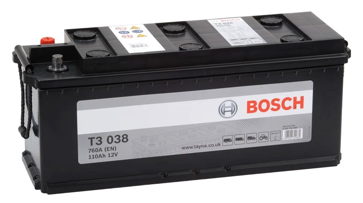 BOSCH T3 038 TRUCK BATTERY 12V 110AH TYPE 615 T3038