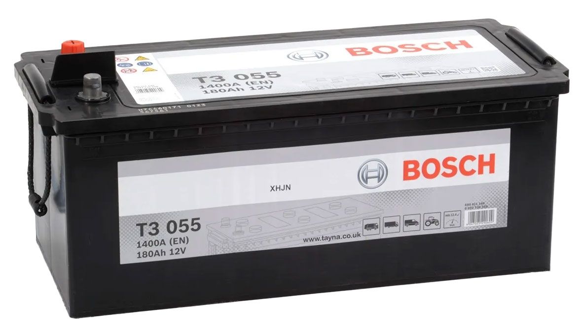 BOSCH T3 055 TRUCK BATTERY 12V 180AH T3055