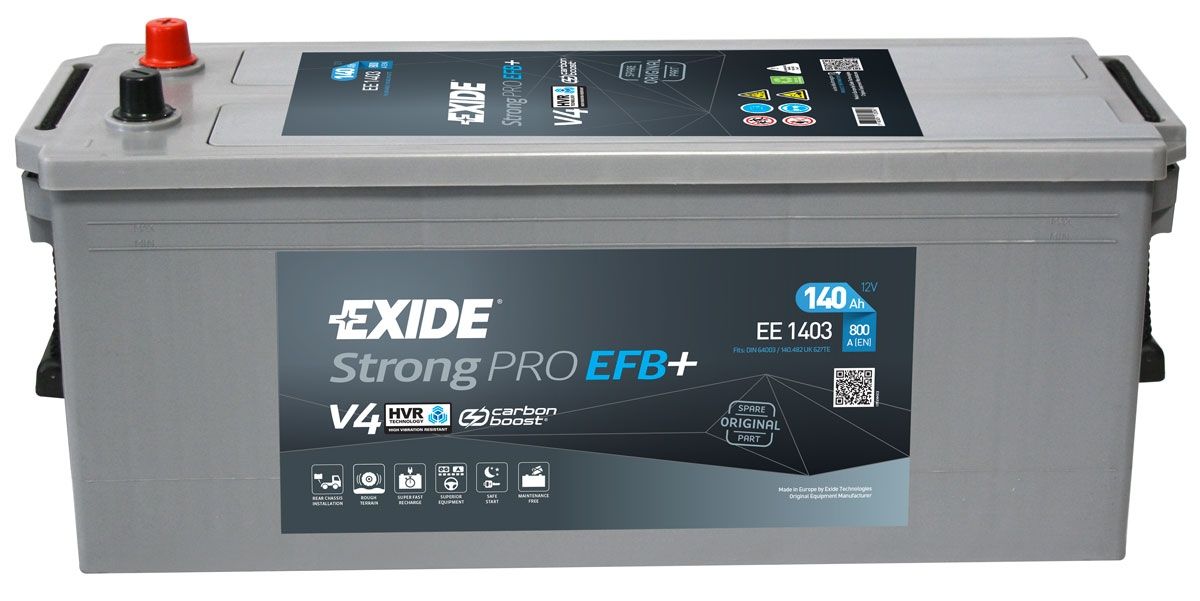 EXIDE EE1403 STRONG PRO EFB+ KOMERCYJNY AKUMULATOR 12V 140AH