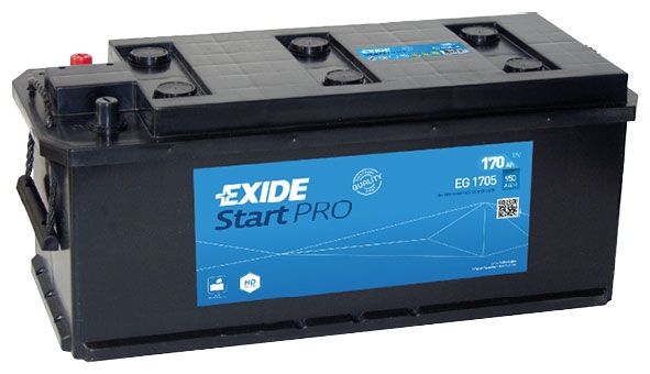 EXIDE W620SE START PRO CIĘŻKI KOMERCYJNY PROFESJONALNY AKUMULATOR 12V 170AH EG1705