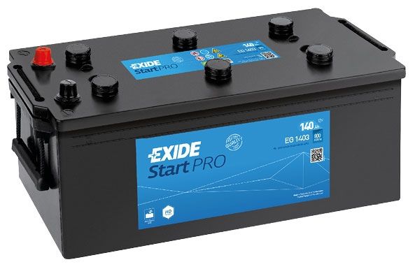 EXIDE W627SE START PRO CIĘŻKI KOMERCYJNY PROFESJONALNY AKUMULATOR 12V 140AH EG1403