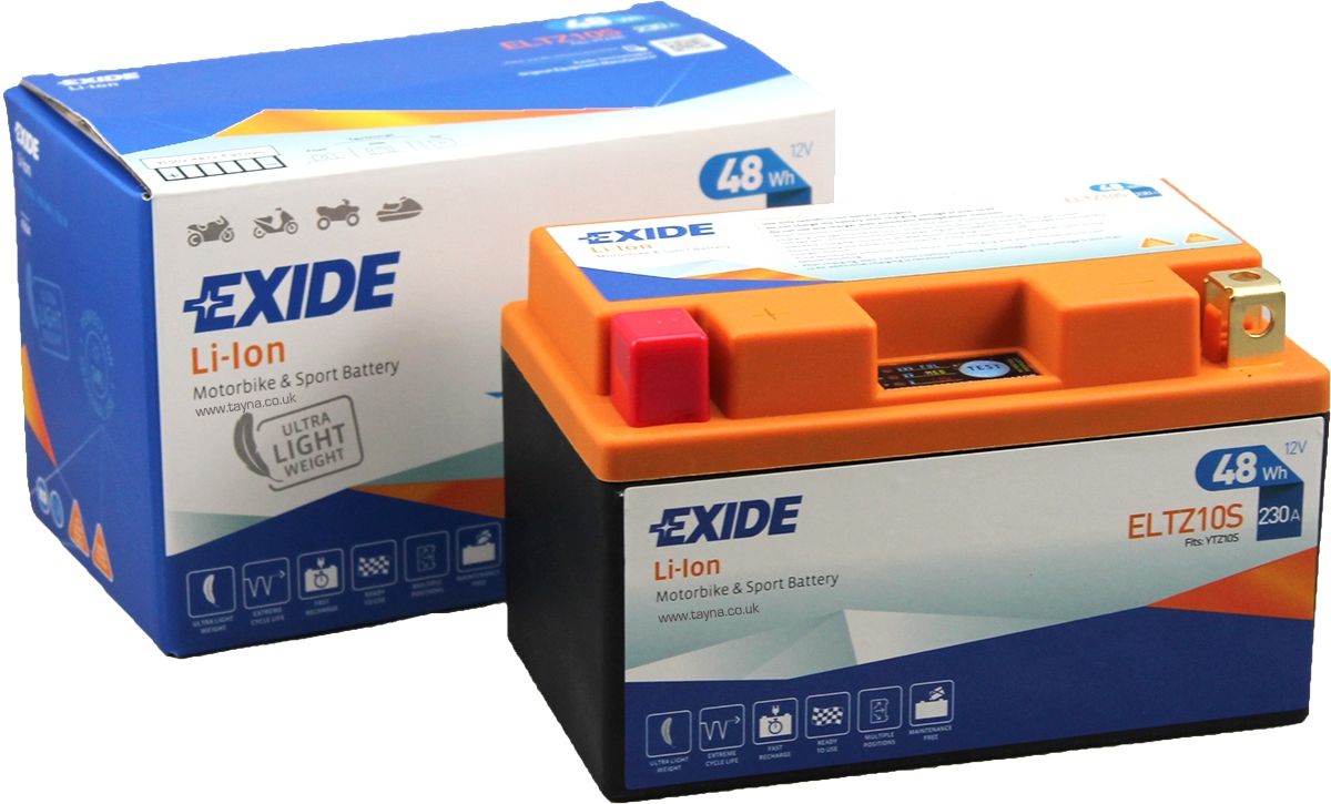 EXIDE ELTZ10S LI-ION LITHIUM MOTORBIKE BATTERY 12V