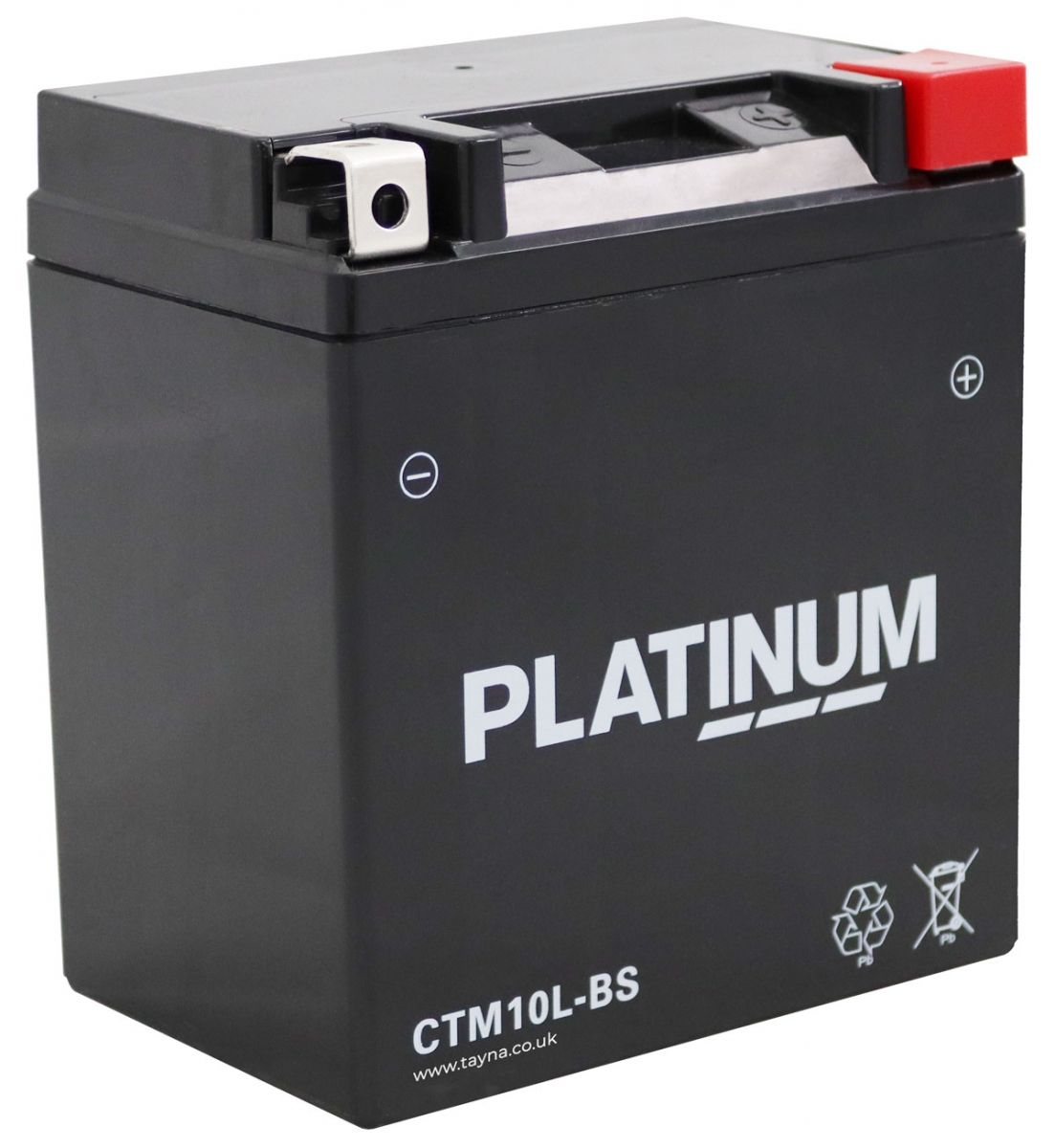 PLATINUM CTM10L-BS AGM MOTORCYCLE BATTERY