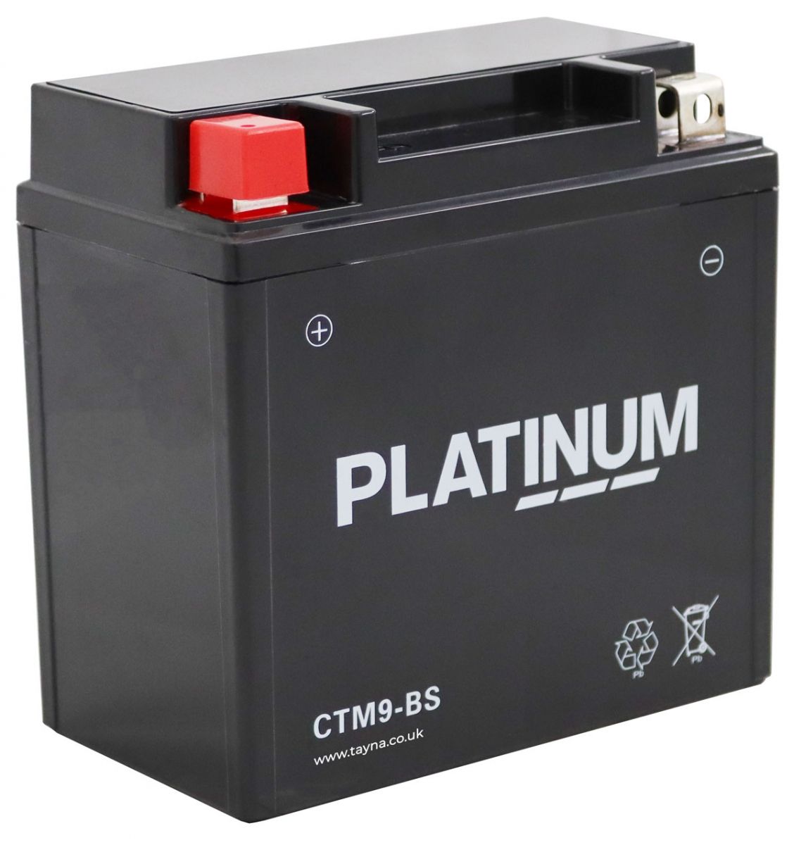 PLATINUM CTM9-BS AGM MOTORCYCLE BATTERY