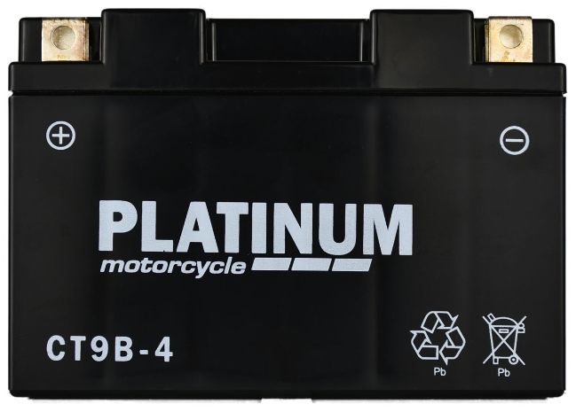 PLATINUM CT9B-4 AGM MOTORCYCLE BATTERY