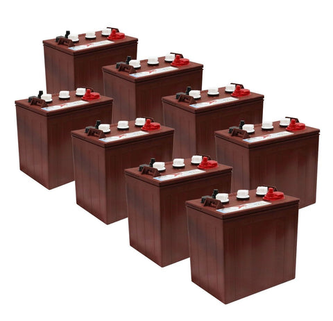 8 X TROJAN T-125 BATTERY DEEP CYCLE (T125)